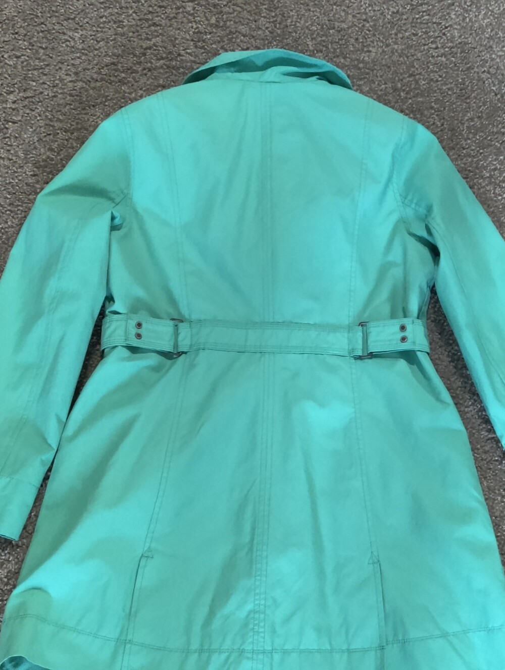 Eddie Bauer Teal Button-Front Jacket - Picture 2 of 9